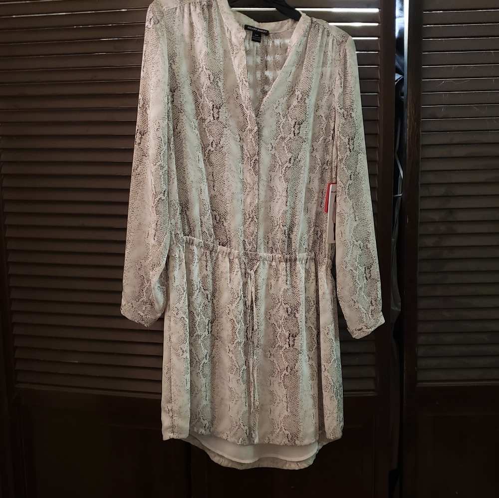Hilary Radley snakeskin top